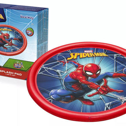 Pripučiama vandens žaidimų paklotė su fontanu Spider-Man