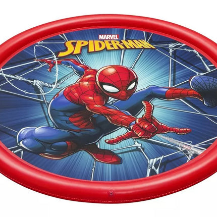 Pripučiama vandens žaidimų paklotė su fontanu Spider-Man