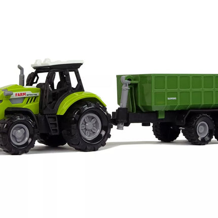 Traktoriaus su nuimama fermos priekaba