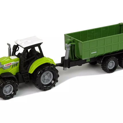 Traktoriaus su nuimama fermos priekaba