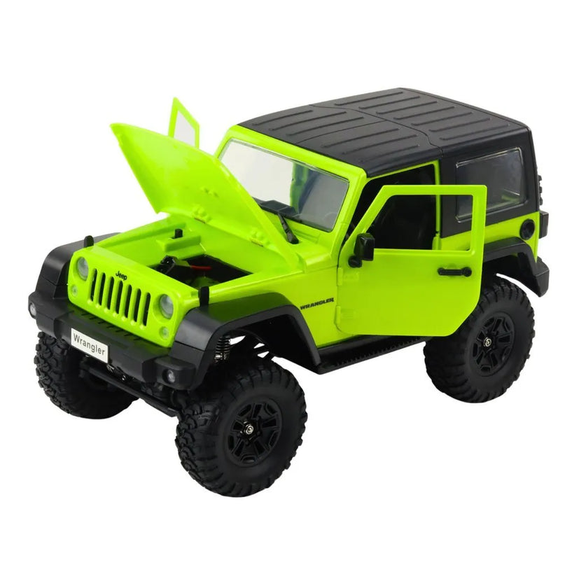 1:14 nuotoliniu būdu valdomas Jeep Wrangler Rock Crawler