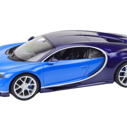 1:14 R/C Bugatti Chiron – mėlynas, licencijuotas modelis
