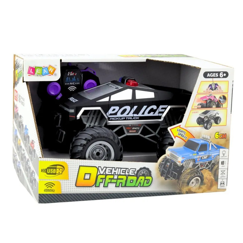 1:16 policijos RC off‑road su dūmais