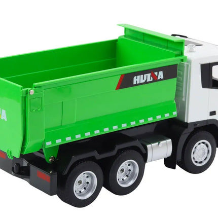 1:18 žalias RC savivartis su priekaba