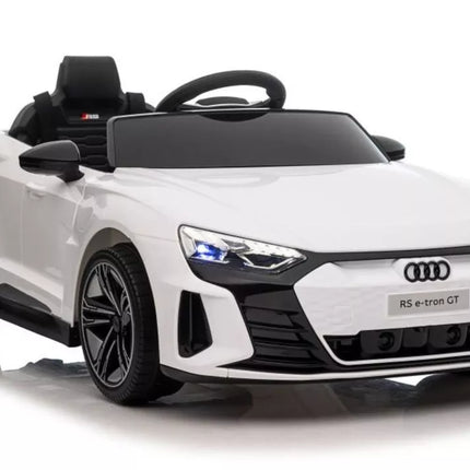 Vaikiškas elektromobilis Audi E‑Tron GT – balta, QLS‑6888