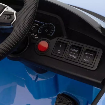 Vaikiškas elektromobilis Audi E‑Tron GT – mėlynas, QLS‑6888