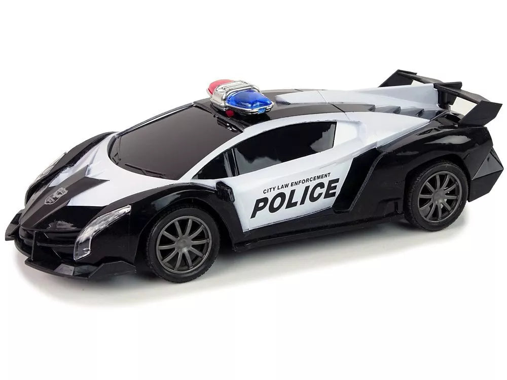 Nuotoliniu būdu valdomas policijos lenktyninis automobilis 1:16