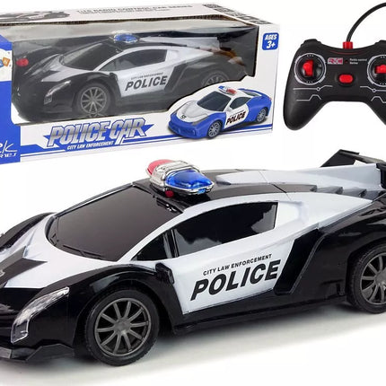Nuotoliniu būdu valdomas policijos lenktyninis automobilis 1:16