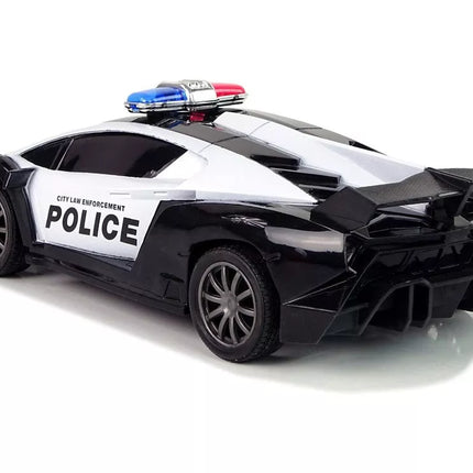 Nuotoliniu būdu valdomas policijos lenktyninis automobilis 1:16