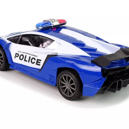 Nuotoliniu būdu valdomas policijos lenktyninis automobilis 1:16