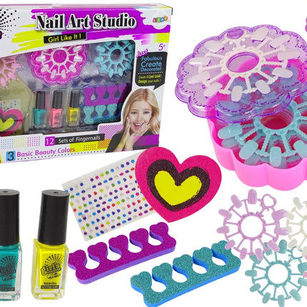 Nagų stilizavimo rinkinys mažosioms damoms – Nail Art Studio