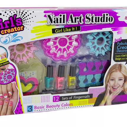 Nagų stilizavimo rinkinys mažosioms damoms – Nail Art Studio