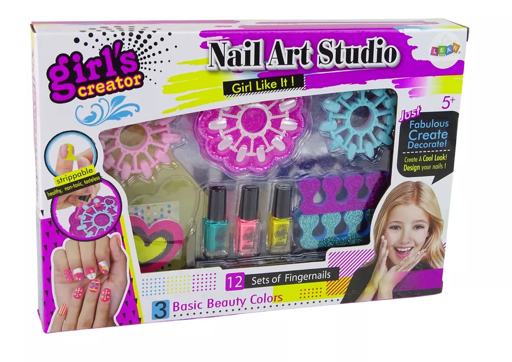 Nagų stilizavimo rinkinys mažosioms damoms – Nail Art Studio