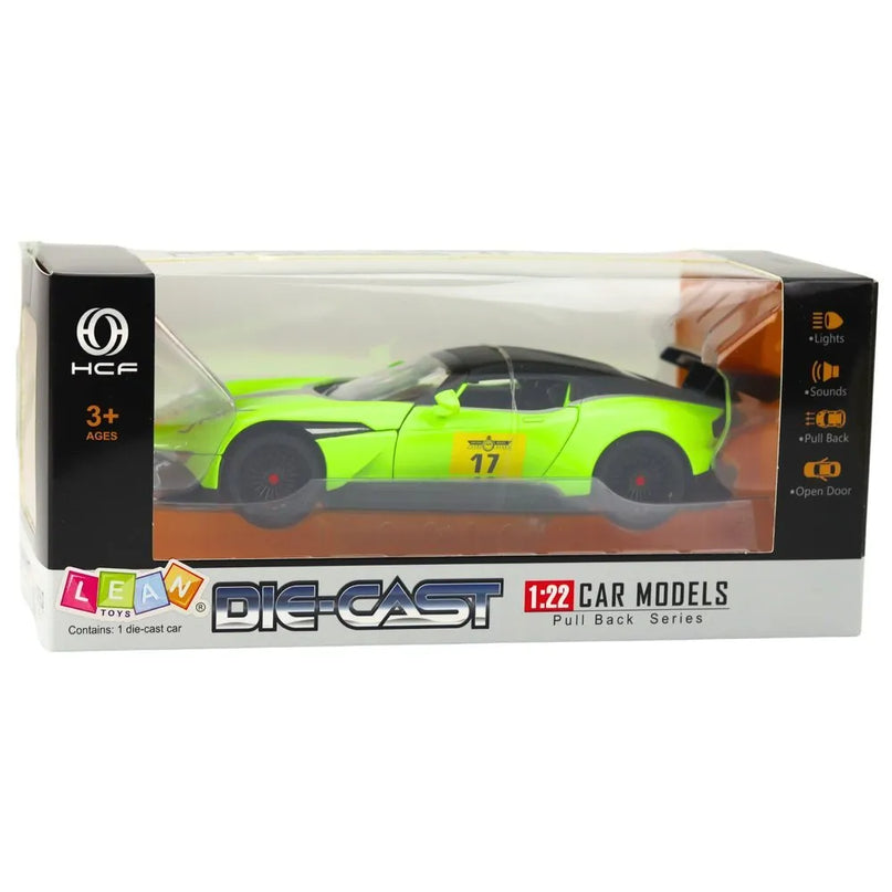 1:22 sportinis automobilis su pavara