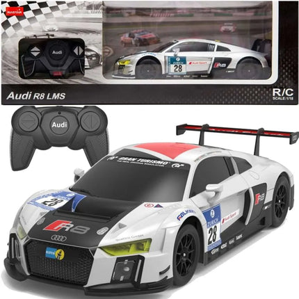 1:24 R/C Audi R8 LMS – balta, atsidarančios durelės