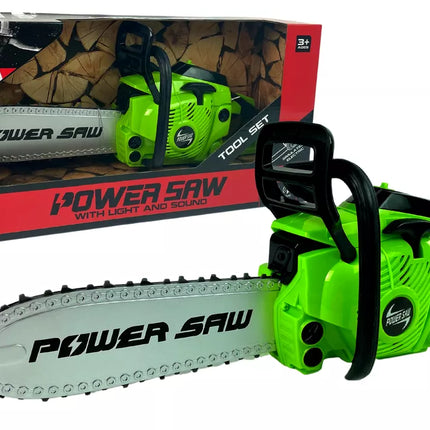 Žaislinis grandininis pjūklas „DIY Chainsaw“ su garsais