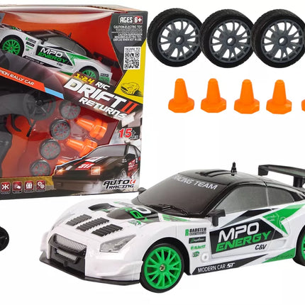 DRIFT Rally Car Rinkinys su 2.4G pultu ir aksesuarais