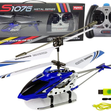 SYMA S107G metalinis RC sraigtasparnis su GYRO stabilizacija