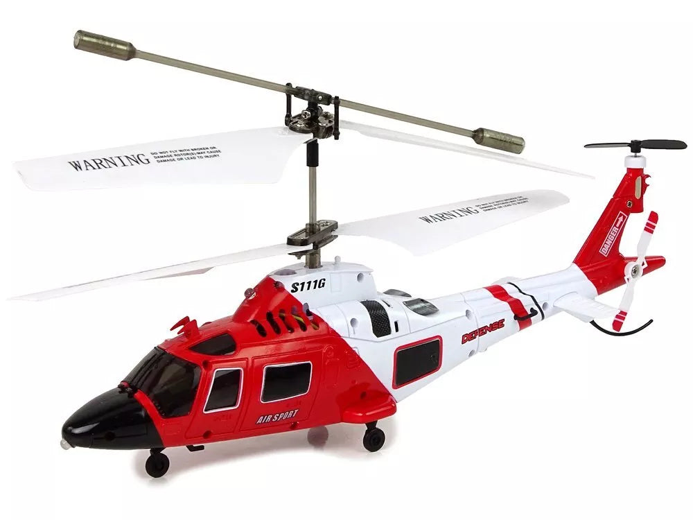 SYMA S111G RC sraigtasparnis su GYRO stabilizacija – raudonas
