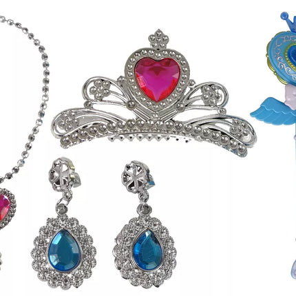 Magical Fairy Tale Princesses Set – interaktyvi burtų lazdelė su projektoriumi + papuošalai