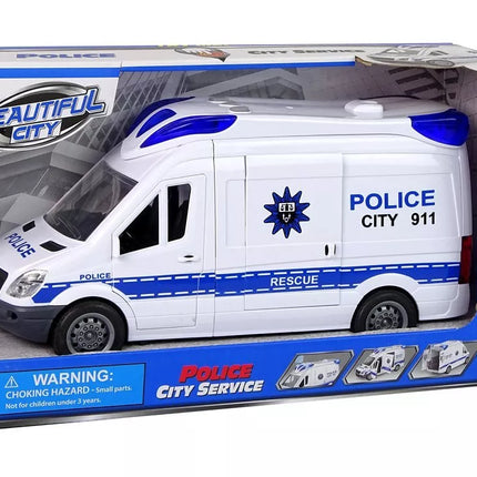 Interaktyvus policijos automobilis