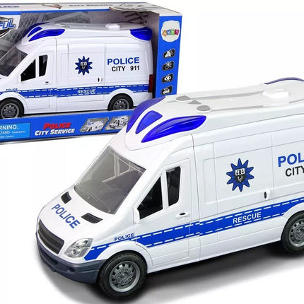 Interaktyvus policijos automobilis