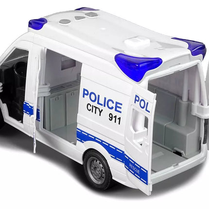 Interaktyvus policijos automobilis