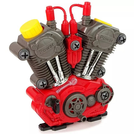 Vaikiškas automobilio variklis mažajam mechanikui