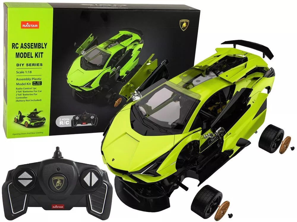 Lamborghini Sian FKP 37 1:18 – 64 dalių konstruktorius su nuotolinio valdymo funkcija