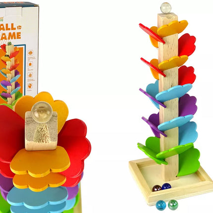 Medinis kamuoliukų žaidimo rinkinys