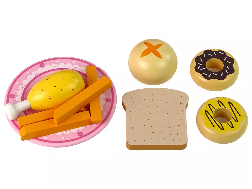 Medinė rožinė mikrobangų krosnelė