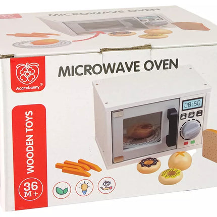 Medinė mikrobangų krosnelės rinkinys