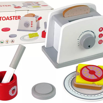 Medinis duonos skrudintuvo rinkinys vaikams