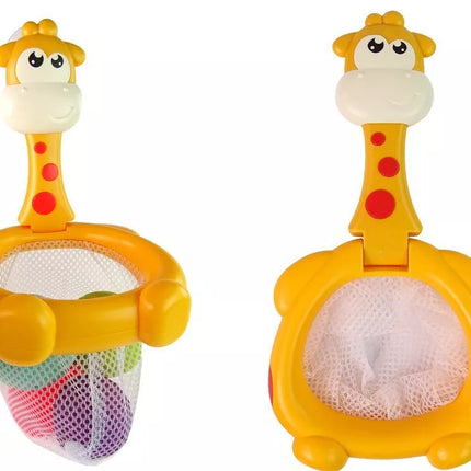 Mini krepšinis su žirafa ir guminiais kamuoliukais