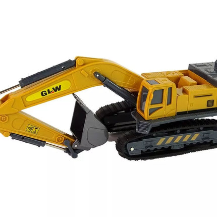 Geltonas vikšrinis ekskavatorius 1:55