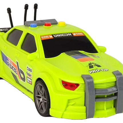 Sportinis žalias automobilis 1:16 su efektais