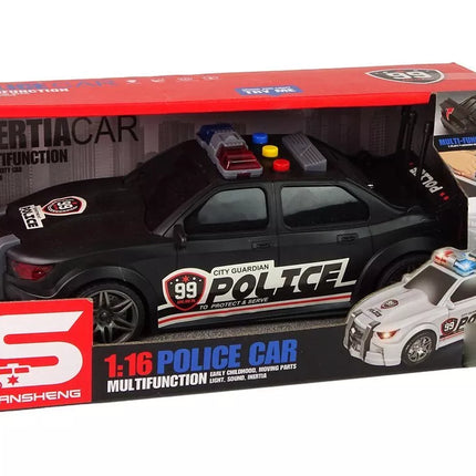 Policijos sportinis automobilis 1:16 su efektais