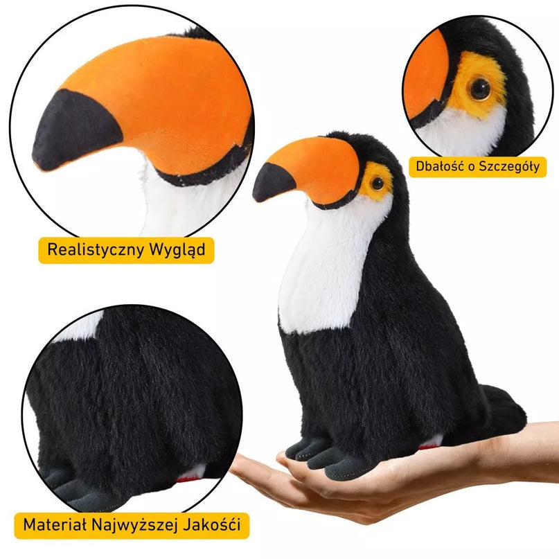 Plušinis tukanas žaislas 35cm