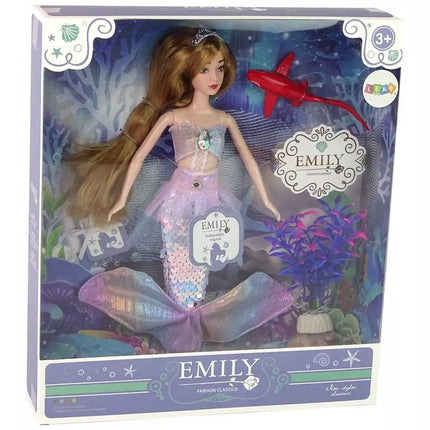 Lėlė undinėlė emilija su rykliu