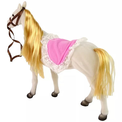 Princesės lėlė su baltu žirgu