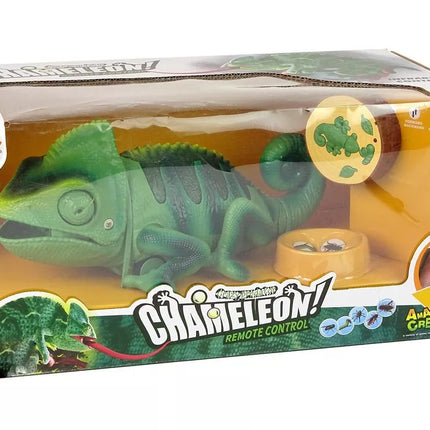 Nuotolinis chameleonas žalias 28cm