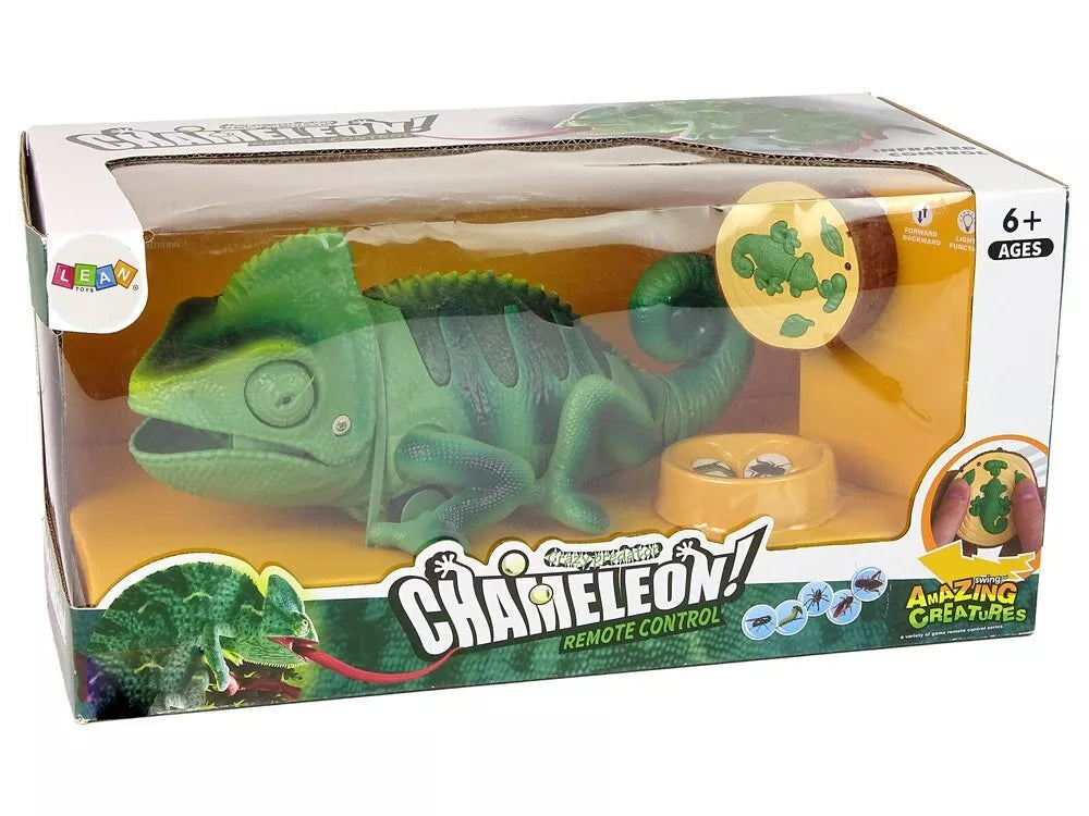 Nuotolinis chameleonas žalias 28cm
