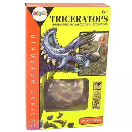 Dinozauro triceratopo kasinėjimo rinkinys