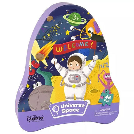 Kosmoso dėlionė ufo planetos 48 dalių