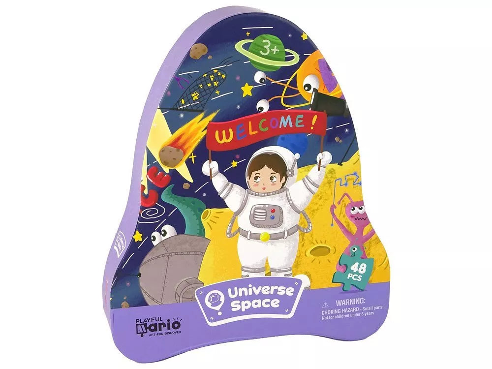 Kosmoso dėlionė ufo planetos 48 dalių