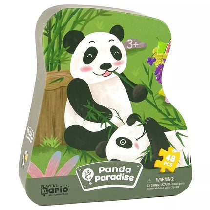Bambuko miško pandų dėlionė 48 dalys