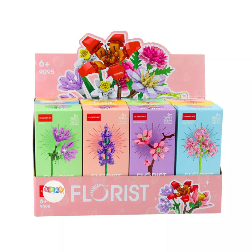 Statybinių blokelių dekoratyvinės gėlės