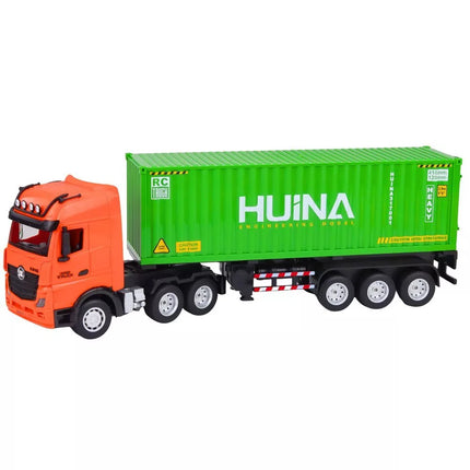HUINA 1:18 RC konteinerinis sunkvežimis