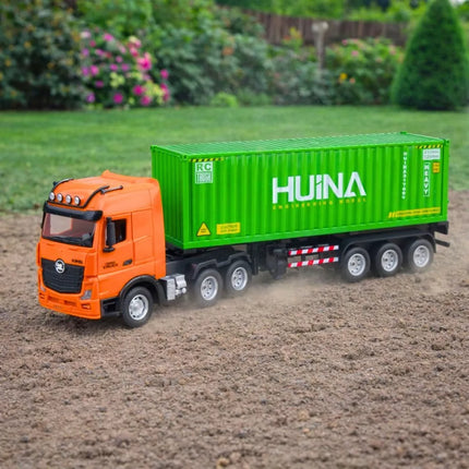 HUINA 1:18 RC konteinerinis sunkvežimis