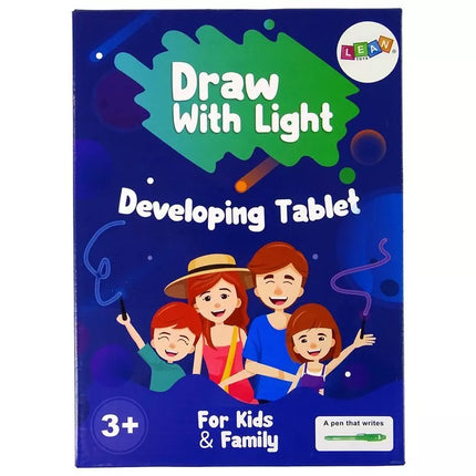 Fluorescencinė piešimo lenta Sketch Light Board su šviesos rašikliu